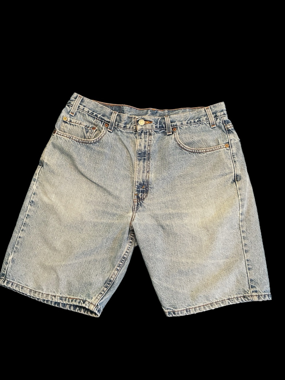 Vintage Y2K Levi's Light Blue Denim Men’s Shorts, size 36